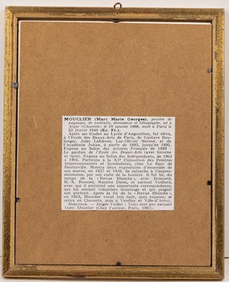 Lot 316 - Marc M. Mouclier (1866-1948) A figure washing...