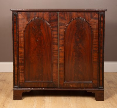 Lot 353 - A 19th century mahogany collectors cabinet