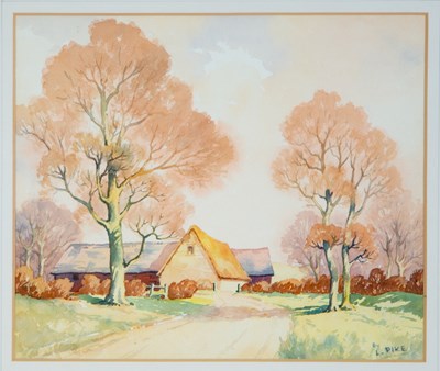 Lot 133 - Ken Messer (1931-2018) A country lane signed...