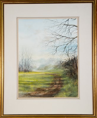 Lot 133 - Ken Messer (1931-2018) A country lane signed...