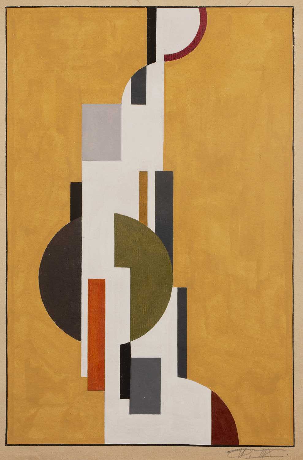 Lot 19 - Circle of Walter Dexel (1890-1973) Abstract...