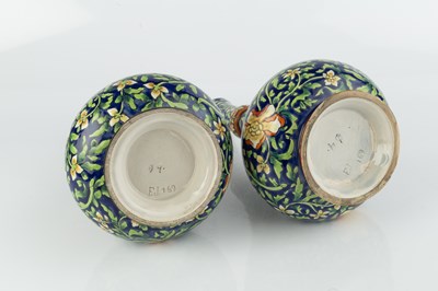 Lot 623 - British Art Pottery A pair of Arts & Crafts...