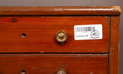 Lot 183 - A pair of Ashmolean Museum pine collectors cabinets