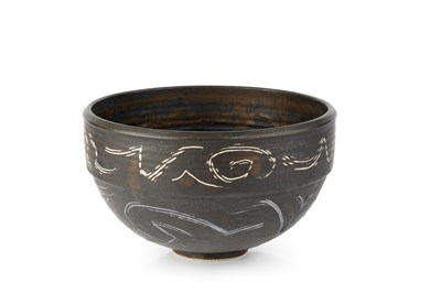 Lot 592 - Bernard Forrester (1908-1990) Bowl painted...