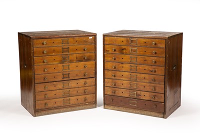 Lot 175 - A pair of Ashmolean Museum pine collectors...