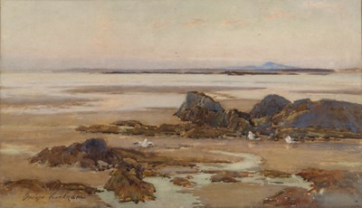 Lot 456 - George Cockram (1861-1950) 'Evening, Rhosneigr'...