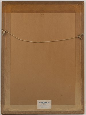 Lot 99 - Oscar Ricciardi (1864-1935) Lagoon with...