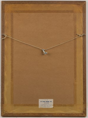 Lot 99 - Oscar Ricciardi (1864-1935) Lagoon with...