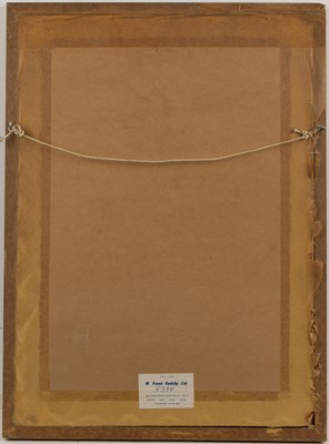 Lot 99 - Oscar Ricciardi (1864-1935) Lagoon with...
