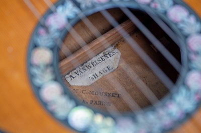 Lot 571 - An early 19th century French classical guitar,...