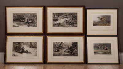 Lot 210 - A collection of thirteen wildlife prints, nine by Archibald Thorburn and four by Henrik Gronvold