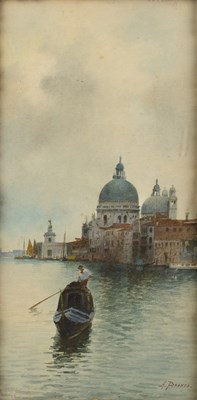 Lot 455 - A Brunco (19th/20th century) Venetian scene...
