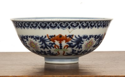 Lot 64 - Doucai porcelain bowl Chinese, 19th Century...