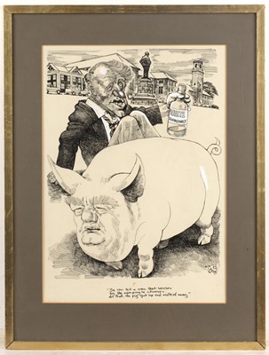 Lot 459 - Wally Fawkes (1924-2023) 'Ye can tell a man...
