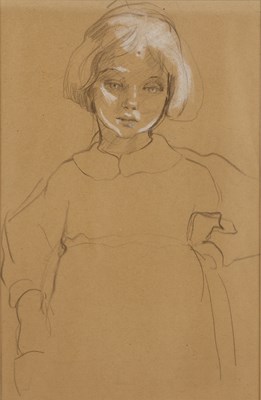 Lot 460 - Mabel Royds (1874-1941) 'Marjorie', pencil and...