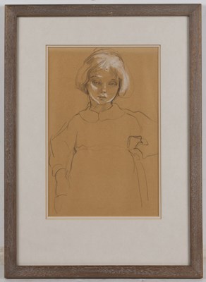 Lot 87 - Mabel Royds (1874-1941) 'Marjorie', pencil and...