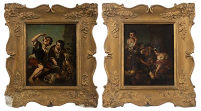 Lot 462 - After Bartolome Esteban Murillo Boys Playing...