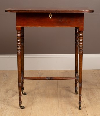 Lot 116 - A Regency Style Mahogany Worktable