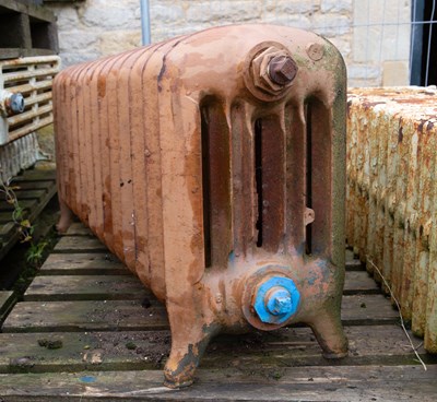 Lot 525 - A collection of twelve radiators from Blenheim Palace