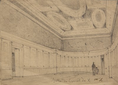 Lot 481 - Jean Leon Gerome (1824-1904) 'Salle du Council...