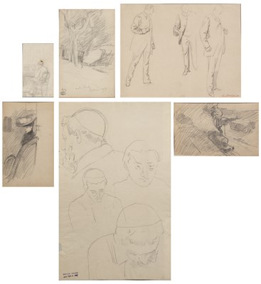 Lot 484 - A group of drawings by or attributed to: J...