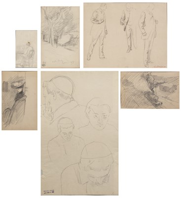 Lot 436 - A group of drawings by or attributed to: J...