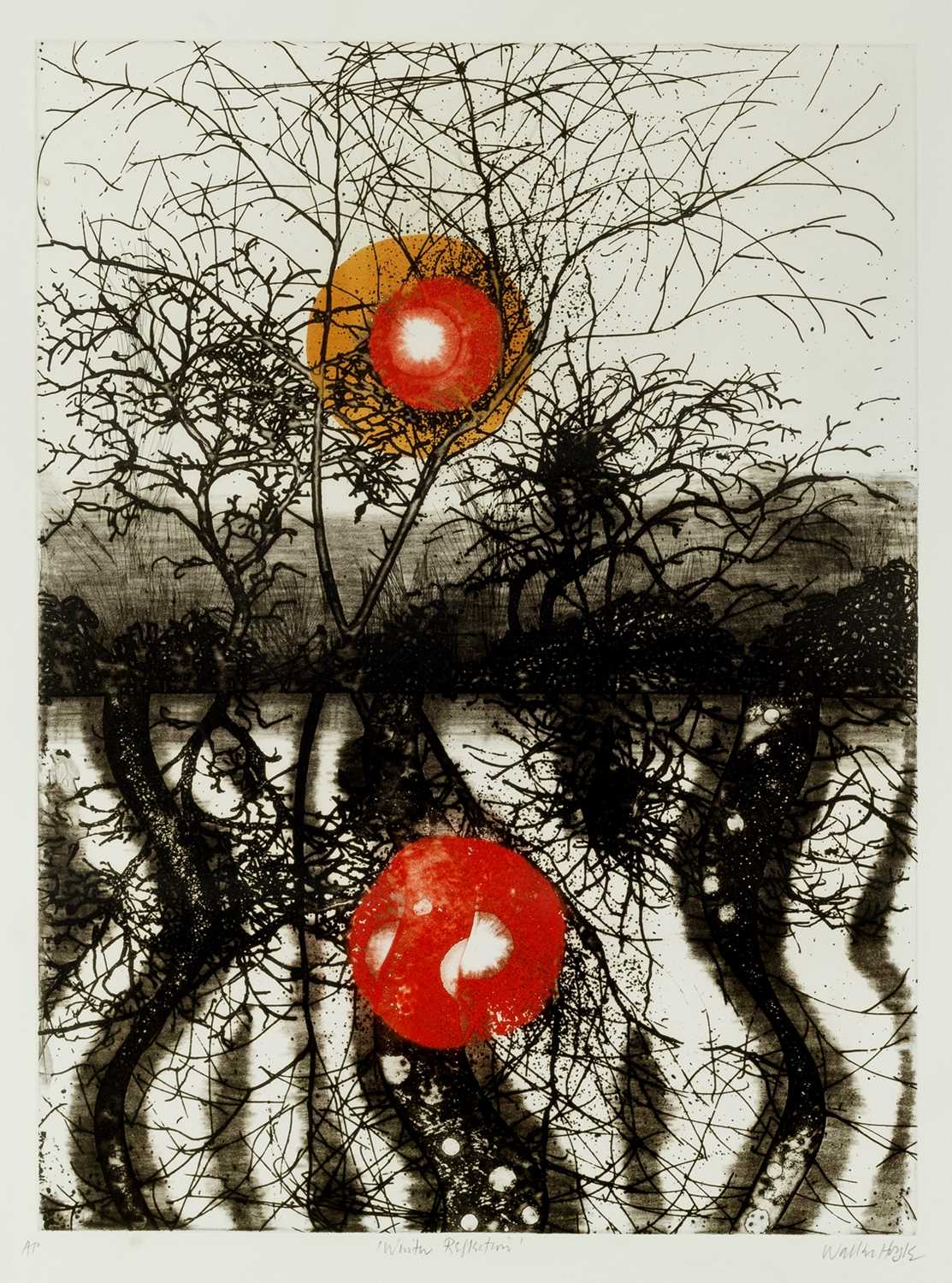 Lot 96 - Walter Hoyle (1922-2000) Winter Reflection...