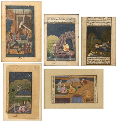 Lot 191 - Collection of miniature studies Indian, 19th...