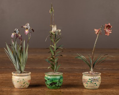 Lot 87 - Beatrice Elizabeth Hindley (1882-1973), three miniature model plants