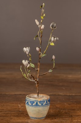 Lot 88 - Beatrice Elizabeth Hindley (1882-1973), a miniature model of a magnolia