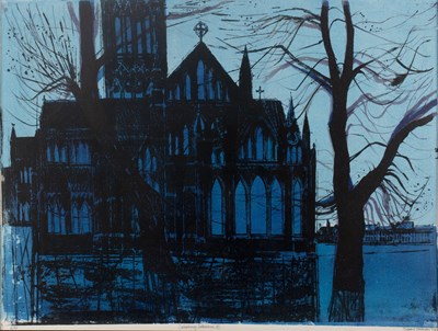 Lot 47 - Robert Tavener (1920-2004) Salisbury Cathedral...