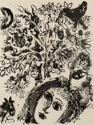 Lot 184 - Marc Chagall (1887-1985) Le Clown Blanc, 1964...