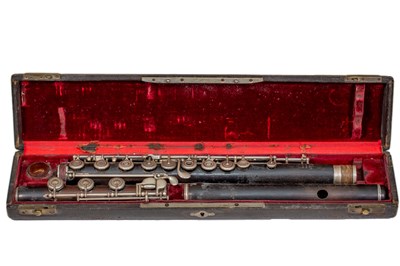 Lot 551 - A late 19th century French flute by Louis Lot...