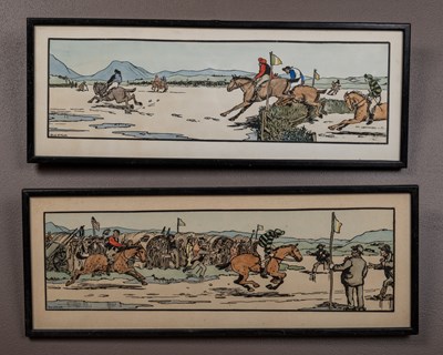 Lot 403 - Jack Butler Yeats (b.1871-d.1953), The start and finish of the race