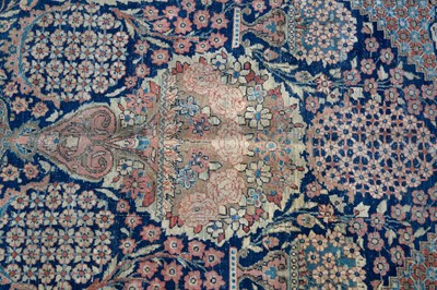Lot 95 - A machine woven Kashan style rug