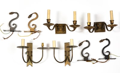 Lot 205 - A group of wall lights by Jim Lawrence