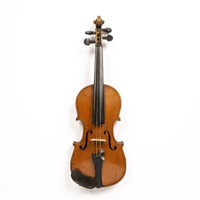 Lot 556 - A 19th century German quarter size violin, of...