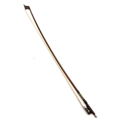 Lot 562 - A silver mounted cello bow stamped Jas Tubbs,...