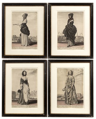 Lot 65 - Wenceslaus Hollar 'Spring', 'Summer', 'Autumne'...