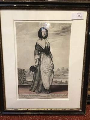 Lot 65 - Wenceslaus Hollar 'Spring', 'Summer', 'Autumne'...