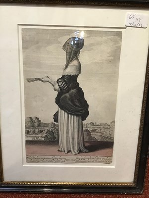 Lot 65 - Wenceslaus Hollar 'Spring', 'Summer', 'Autumne'...