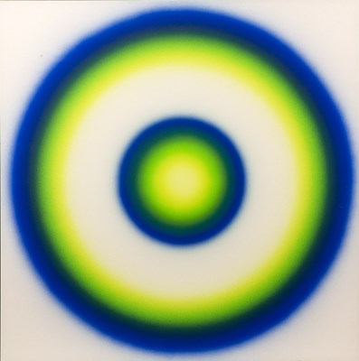 Lot 225 - Peter Sedgley (b.1930) Blue Yellow Circles,...