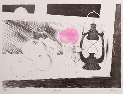 Lot 413 - Mary Fedden (1915-2012) Lamplight, 1973 11/75,...