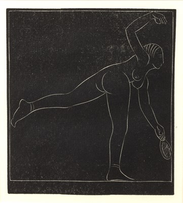 Lot 272 - Eric Gill (1882-1940) The Tennis Player, 1924...