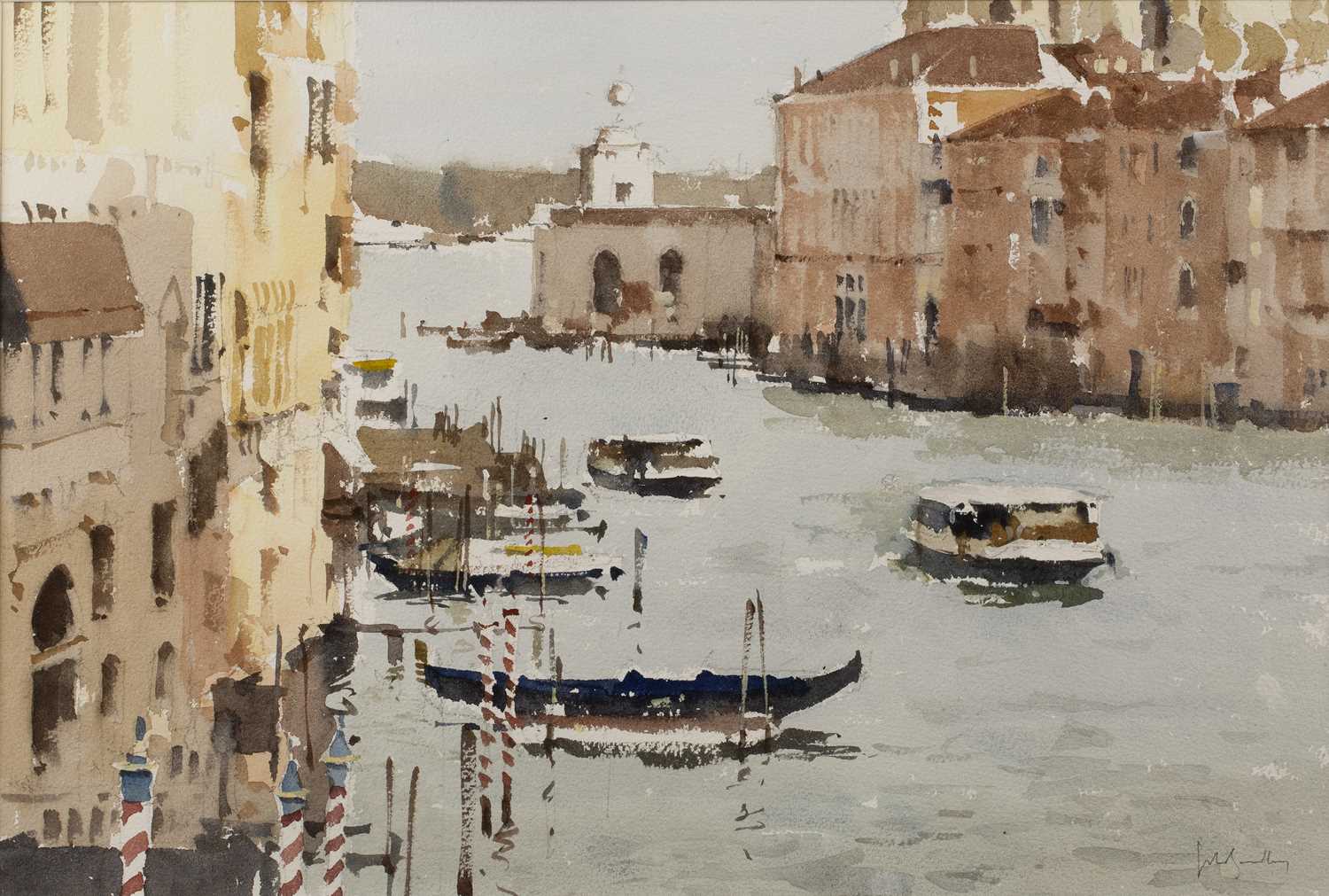 Lot 341 - John Yardley (b.1933) The Grand Canal, Venice...
