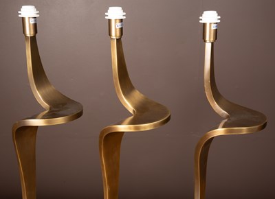 Lot 434 - A Set of Three RV Astley Enrico Ripple Lamps