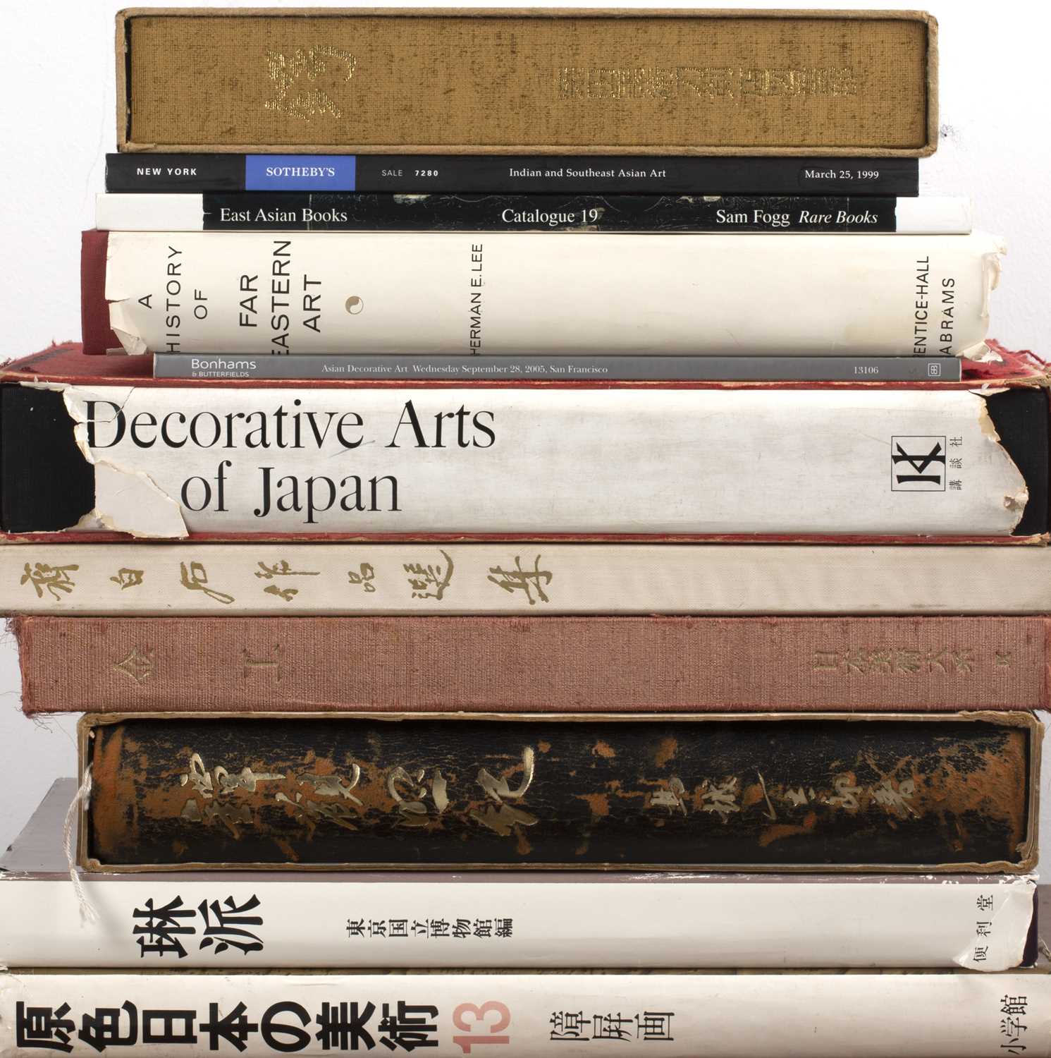 Lot 417 - Collection of books and auction catalogues on...