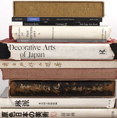 Lot 417 - Collection of books and auction catalogues on...