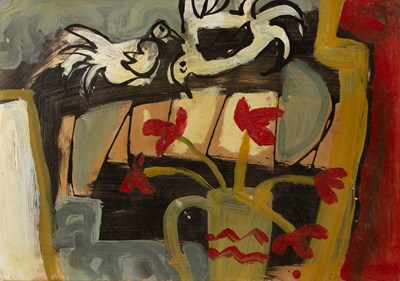Lot 150 - Daphne McClure (b.1930) Still Life with Birds...