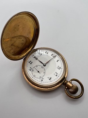 Lot 267 - An open face pocket watch, the white enamel...